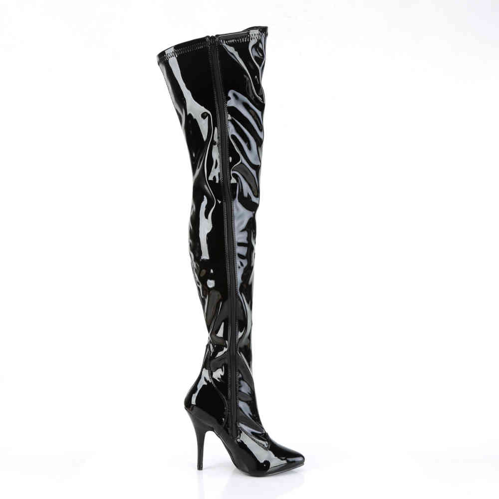 Pleaser Pleaser Overknee Boots SEDUCE3000 Black | Attitude Pleaser Pleaser Overknee Boots SEDUCE3000 Black | Attitude
